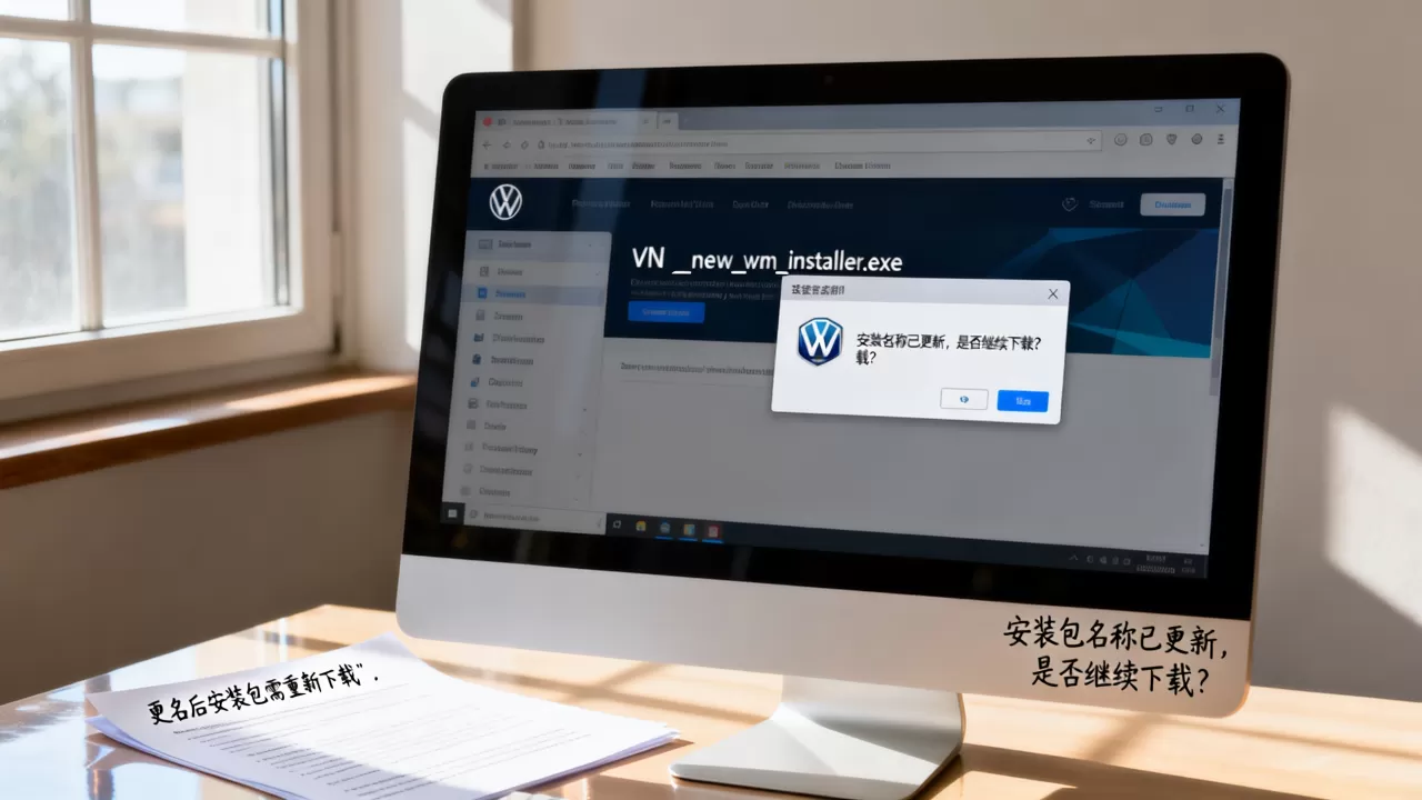 vw虚拟机更名后下载安装包会变吗,安装包名称变了怎么办 vw虚拟机更名后下载安装包会变吗,安装包名称变了怎么办
