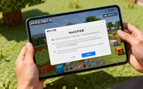 我的世界网易版手游服务器怎么加mod