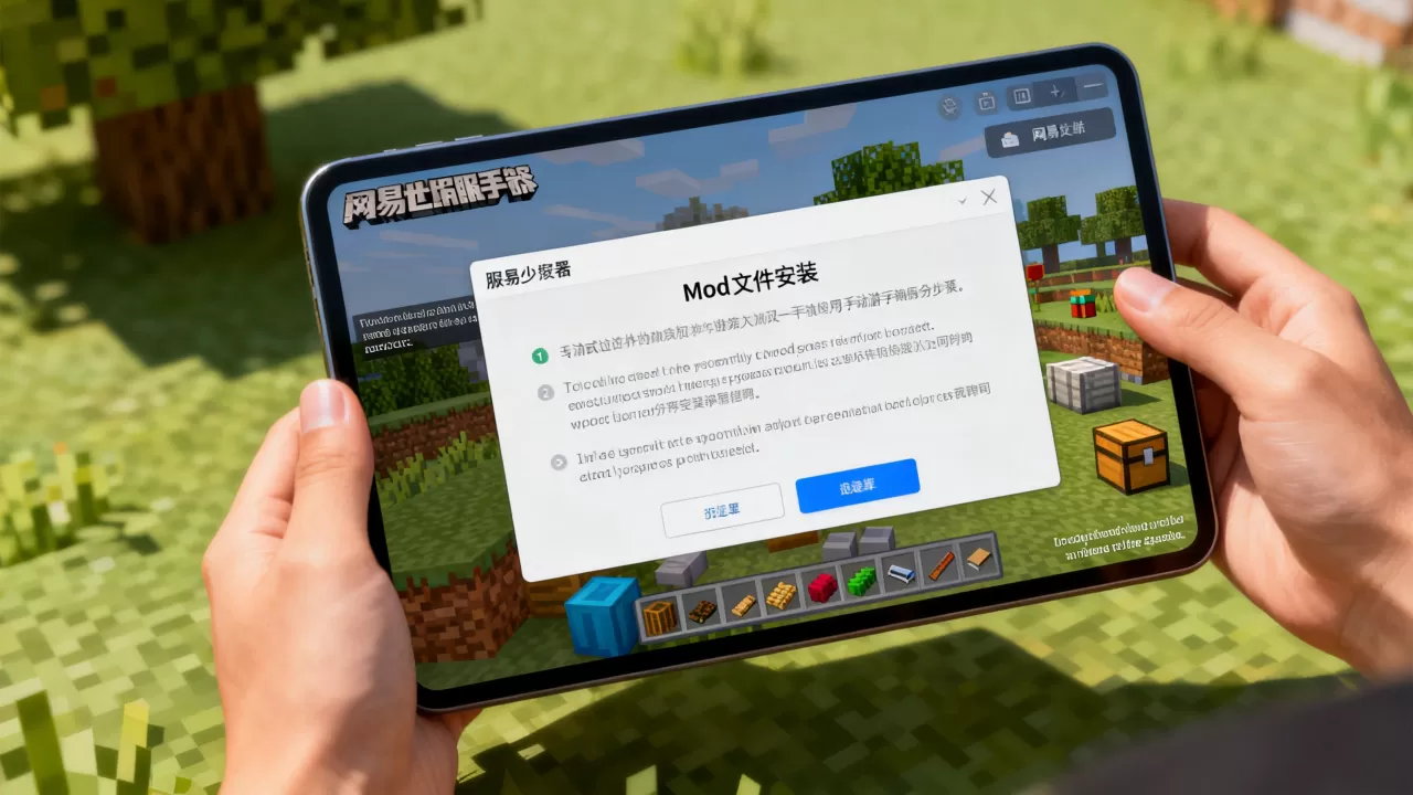 我的世界网易版手游服务器怎么加mod 我的世界网易版手游服务器怎么加mod