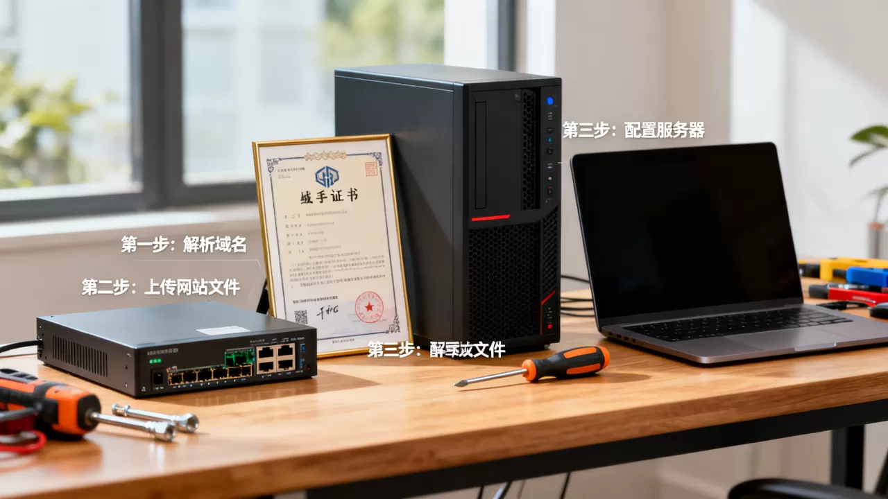 有了服务器和域名怎么搭建网站?,新手怎么建站? 有了服务器和域名怎么搭建网站?,新手怎么建站?