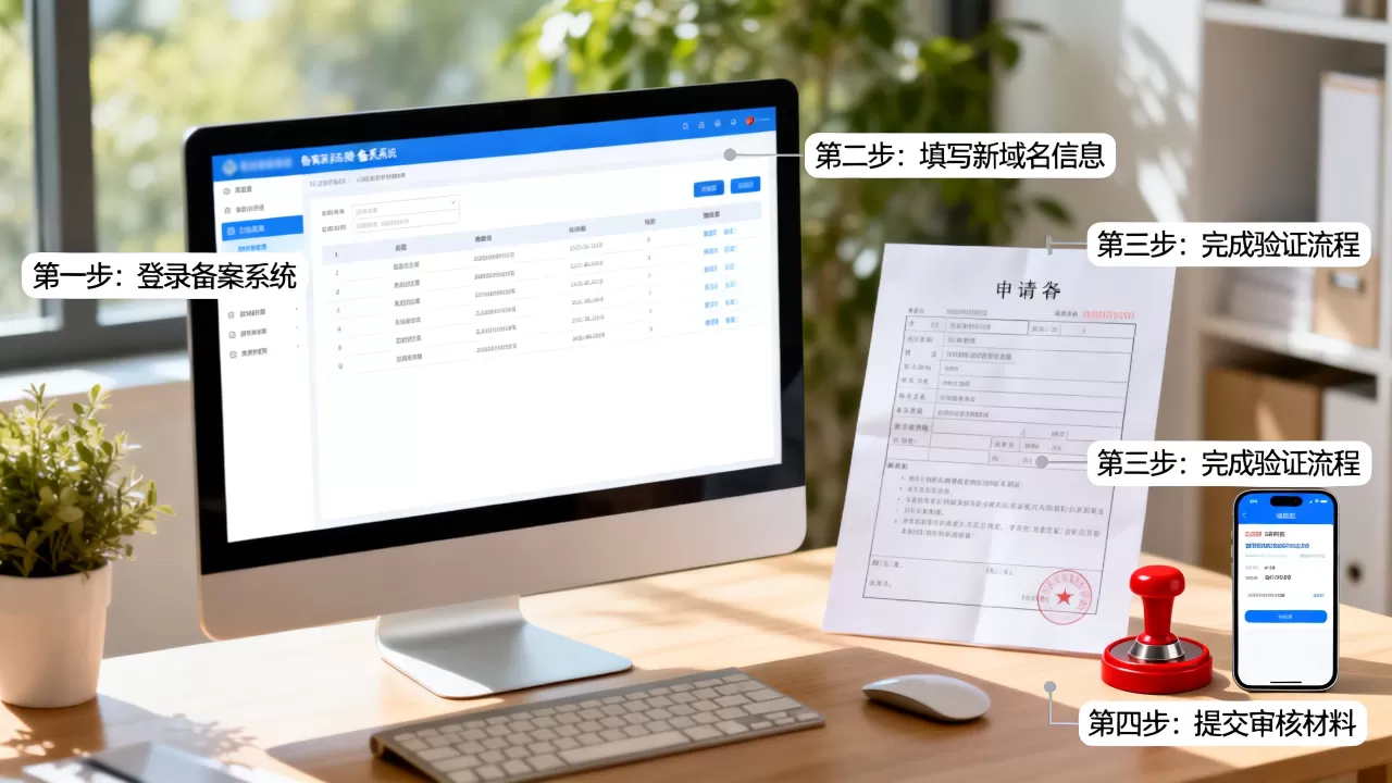 网站域名备案怎么增加新域名,需要哪些流程步骤? 网站域名备案怎么增加新域名,需要哪些流程步骤?