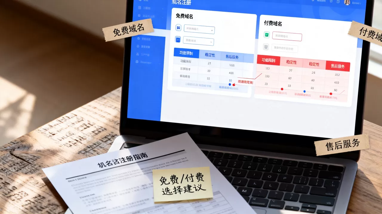 免费域名和付费域名到底选哪个好,有什么区别? 免费域名和付费域名到底选哪个好,有什么区别?