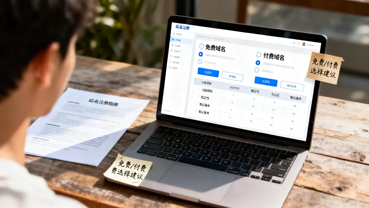 免费域名和付费域名到底选哪个好,有什么区别? 免费域名和付费域名到底选哪个好,有什么区别?