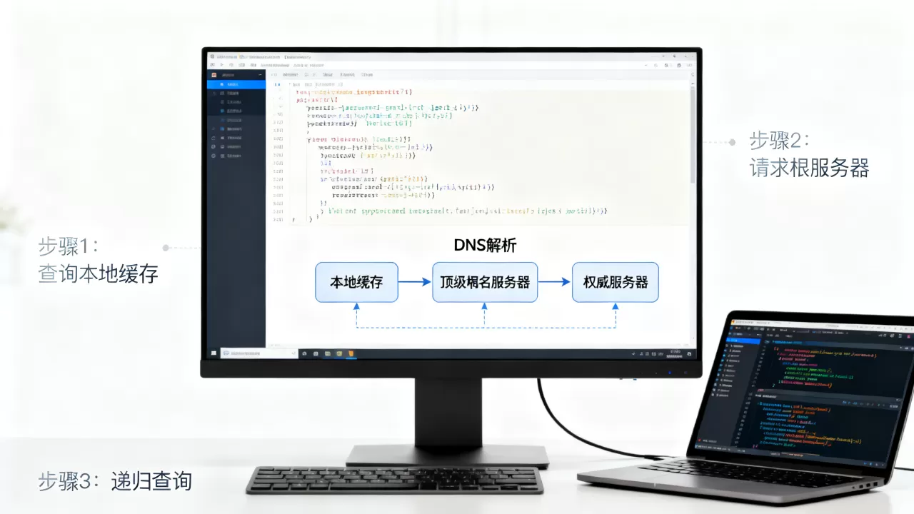 怎样用代码实现DNS域名解析,具体步骤是什么? 怎样用代码实现DNS域名解析,具体步骤是什么?