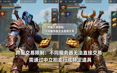 魔兽不在同一服务器能交易吗，跨服交易有什么限制