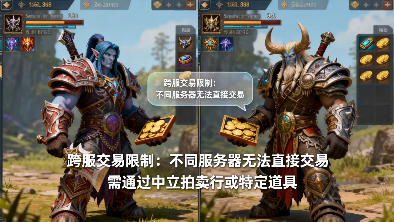 魔兽不在同一服务器能交易吗,跨服交易有什么限制 魔兽不在同一服务器能交易吗,跨服交易有什么限制