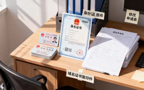 域名证书注册人信息怎么改，需要什么材料？