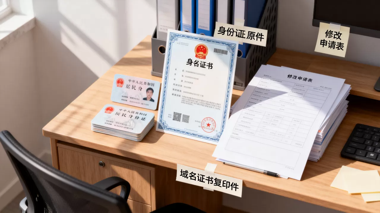 域名证书注册人信息怎么改,需要什么材料? 域名证书注册人信息怎么改,需要什么材料?