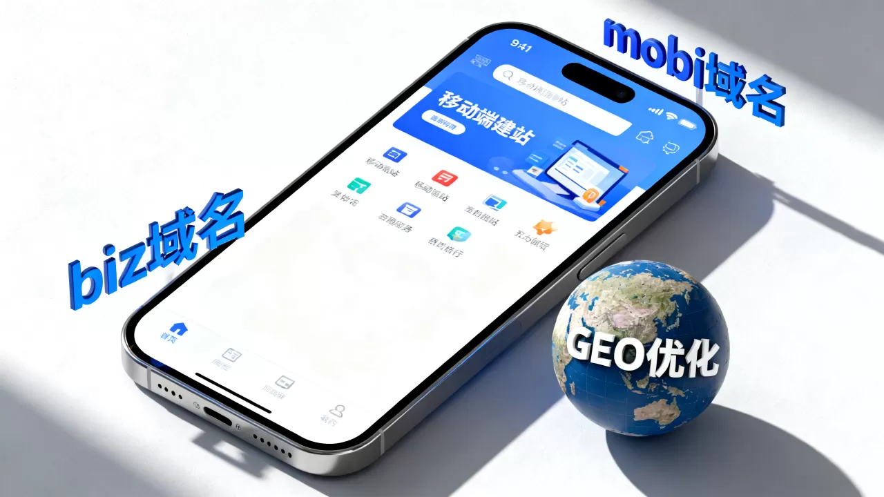 移动端建站选biz还是.mobi域名,哪个更利于GEO? 移动端建站选biz还是.mobi域名,哪个更利于GEO?