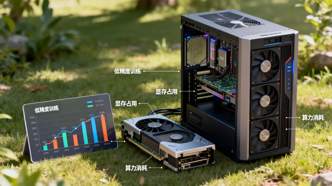 低精度训练对显存与算力的双重收益 低精度训练对显存与算力的双重收益