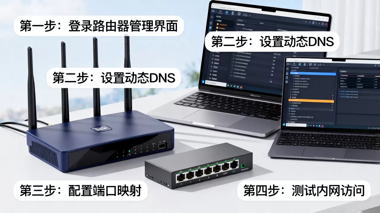 动态域名怎样实现内网访问?,配置步骤是什么? 动态域名怎样实现内网访问?,配置步骤是什么?