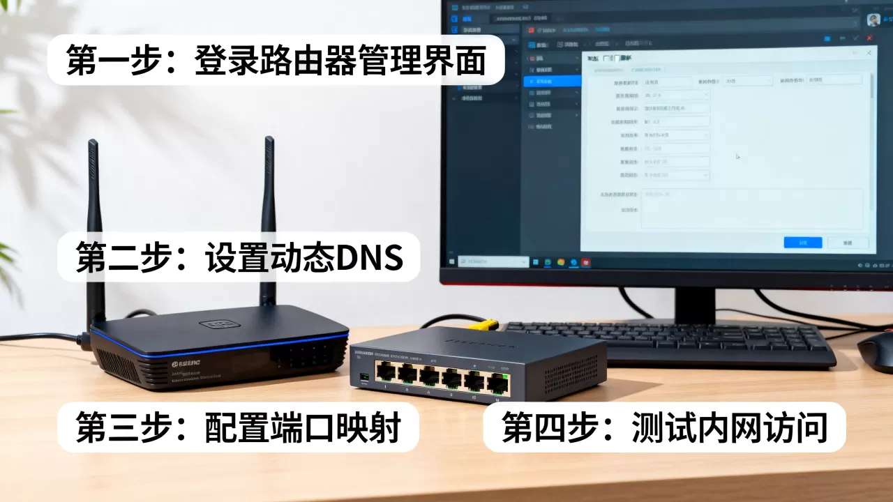 动态域名怎样实现内网访问?,配置步骤是什么? 动态域名怎样实现内网访问?,配置步骤是什么?