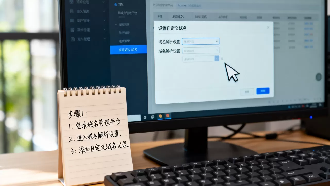 域名显示的不是自定义域名怎么改?设置自定义域名方法步骤 域名显示的不是自定义域名怎么改?设置自定义域名方法步骤