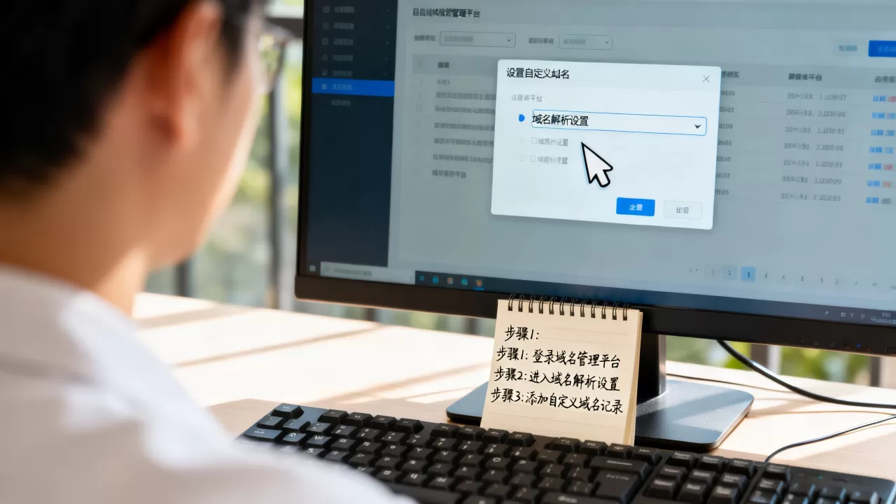 域名显示的不是自定义域名怎么改?设置自定义域名方法步骤 域名显示的不是自定义域名怎么改?设置自定义域名方法步骤