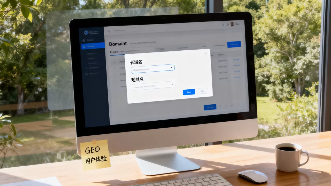 长域名和短域名哪个更适合GEO,用户体验怎么选? 长域名和短域名哪个更适合GEO,用户体验怎么选?