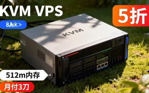 KVM VPS 5折512m内存月付3刀值不值，怎么样？