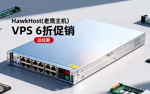 HawkHost(老鹰主机)-VPS 6折促销/达拉斯