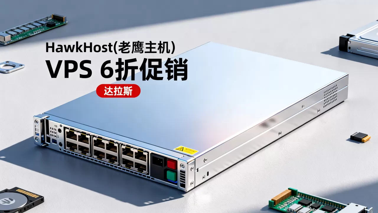 HawkHost(老鹰主机)-VPS 6折促销/达拉斯 HawkHost(老鹰主机)-VPS 6折促销/达拉斯