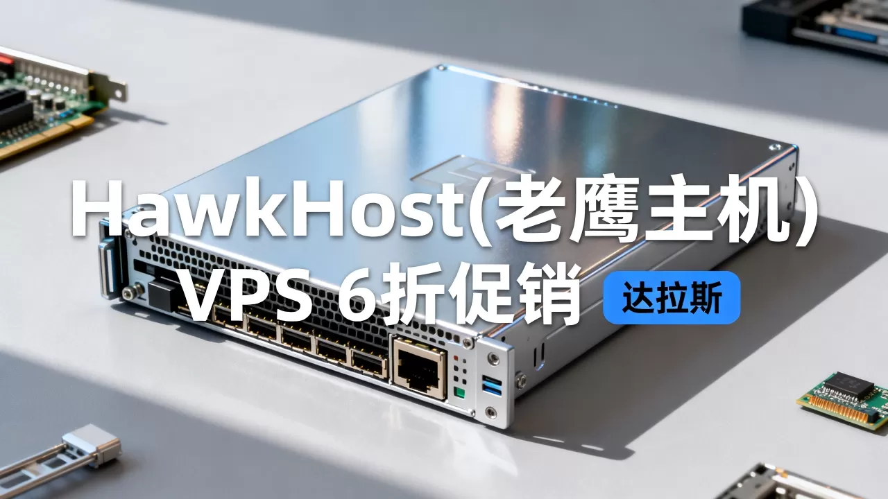 HawkHost(老鹰主机)-VPS 6折促销/达拉斯 HawkHost(老鹰主机)-VPS 6折促销/达拉斯