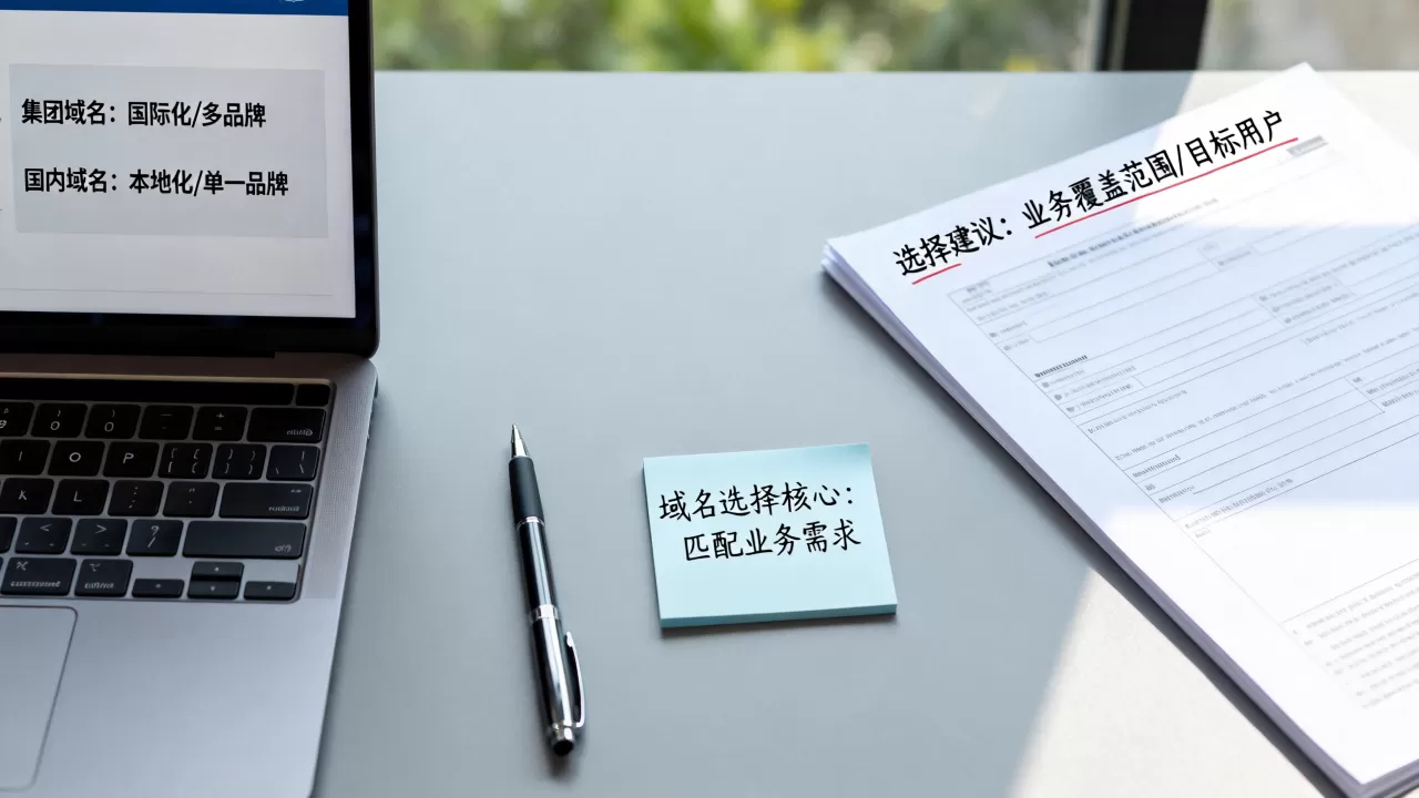 集团域名和国内域名有什么区别?如何选择更合适? 集团域名和国内域名有什么区别?如何选择更合适?