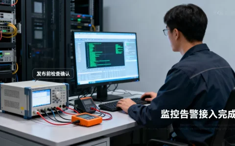 上线验收时为什么先接好监控告警再发布？需要注意什么？