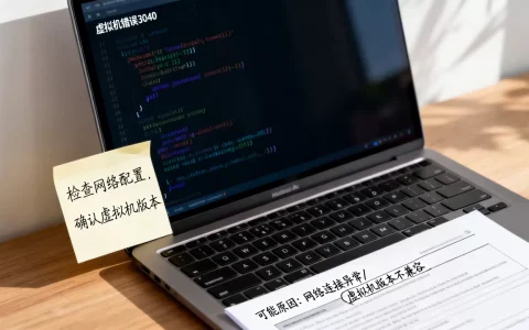 虚拟机错误3040怎么办，报错3040是什么原因？