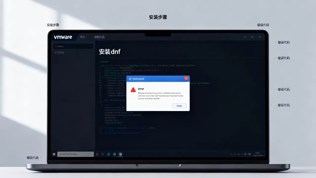 vmware虚拟机安装dnf为何总失败,怎么解决? vmware虚拟机安装dnf为何总失败,怎么解决?
