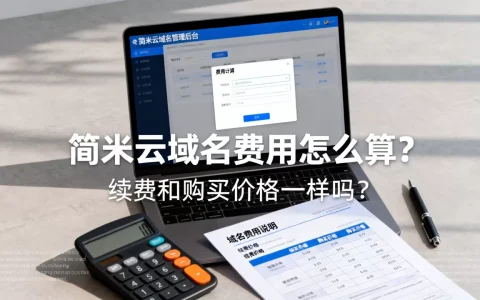 简米云域名费用怎么算？续费和购买价格一样吗？