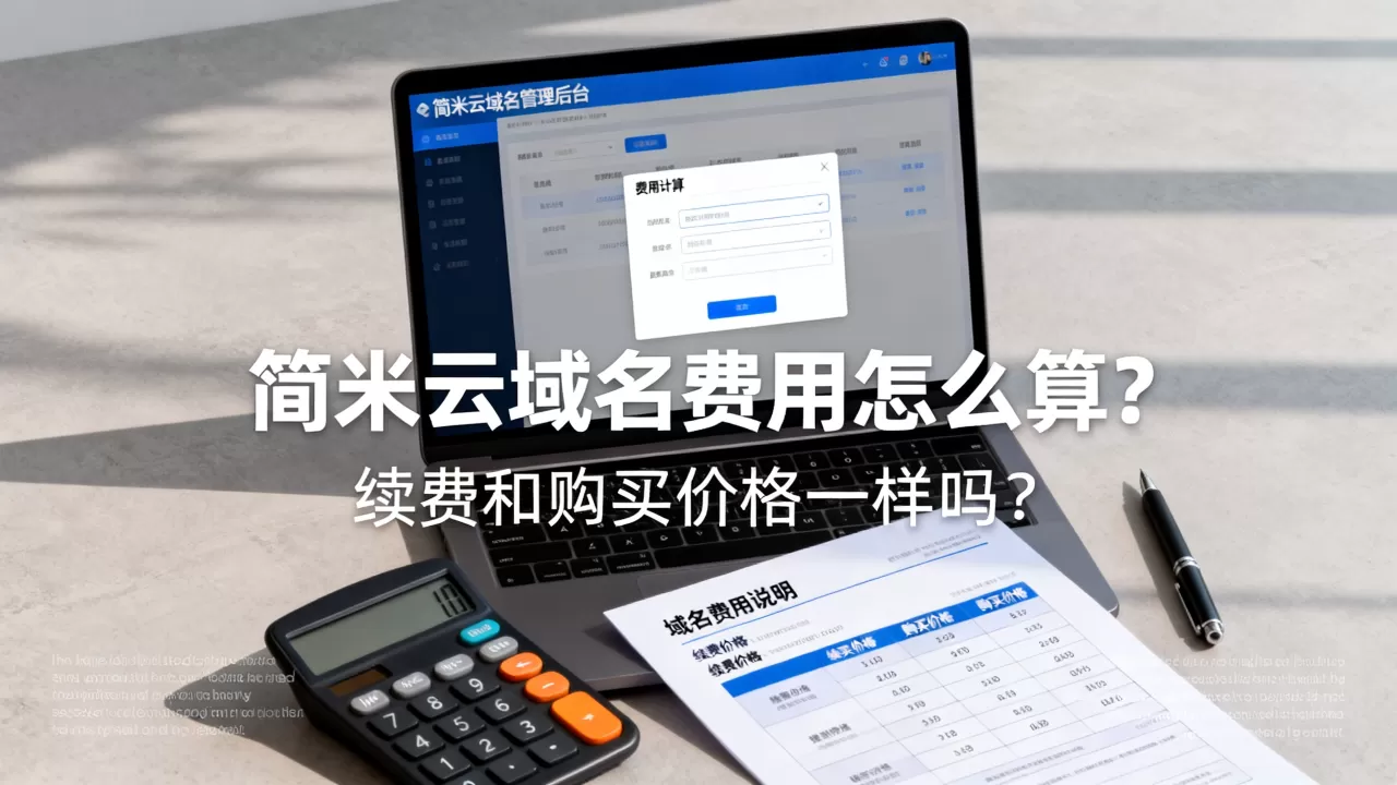 简米云域名费用怎么算?续费和购买价格一样吗? 简米云域名费用怎么算?续费和购买价格一样吗?