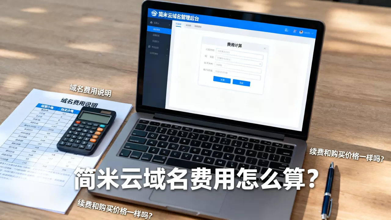 简米云域名费用怎么算?续费和购买价格一样吗? 简米云域名费用怎么算?续费和购买价格一样吗?