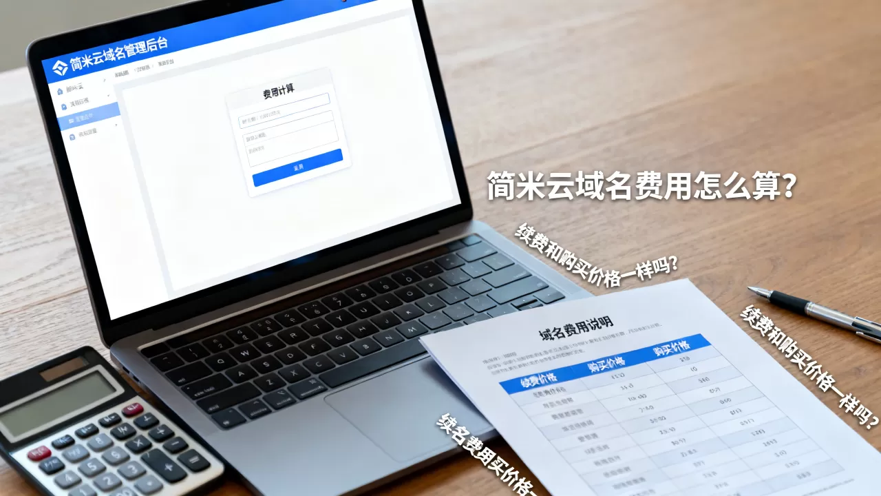 简米云域名费用怎么算?续费和购买价格一样吗? 简米云域名费用怎么算?续费和购买价格一样吗?