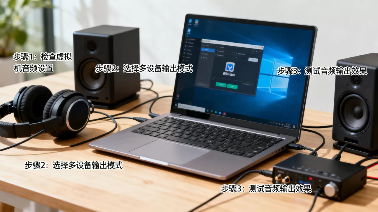 虚拟机多个音频设备同时输出声音怎么做,如何解决? 虚拟机多个音频设备同时输出声音怎么做,如何解决?
