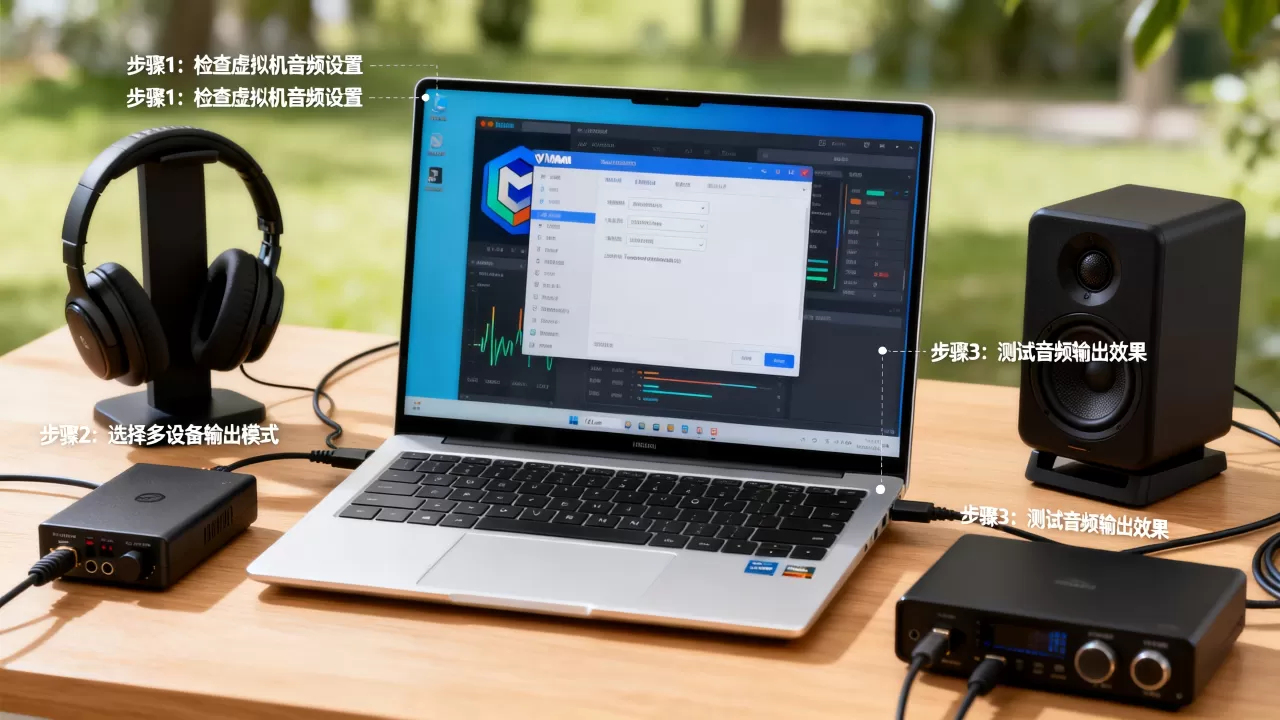 虚拟机多个音频设备同时输出声音怎么做,如何解决? 虚拟机多个音频设备同时输出声音怎么做,如何解决?