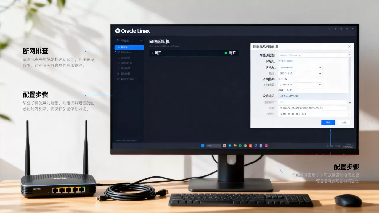 Oracle Linux虚拟机断网?,虚拟机网络怎么配置? Oracle Linux虚拟机断网?,虚拟机网络怎么配置?