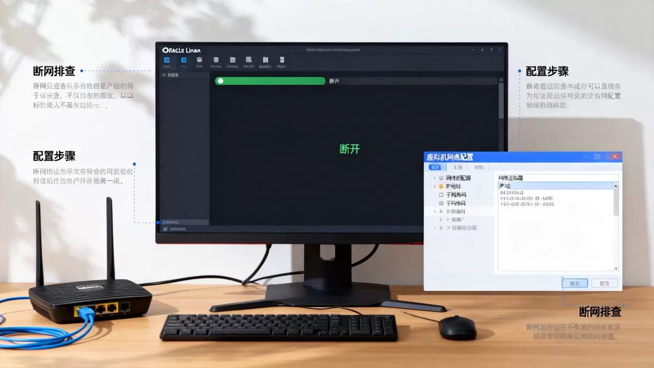 Oracle Linux虚拟机断网?,虚拟机网络怎么配置? Oracle Linux虚拟机断网?,虚拟机网络怎么配置?