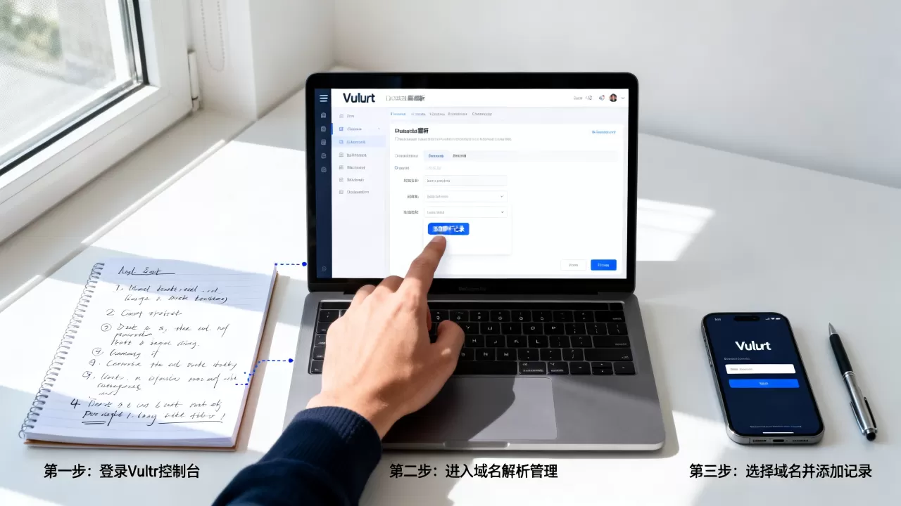 vultr域名解析如何操作,新手添加解析记录有哪些步骤? vultr域名解析如何操作,新手添加解析记录有哪些步骤?