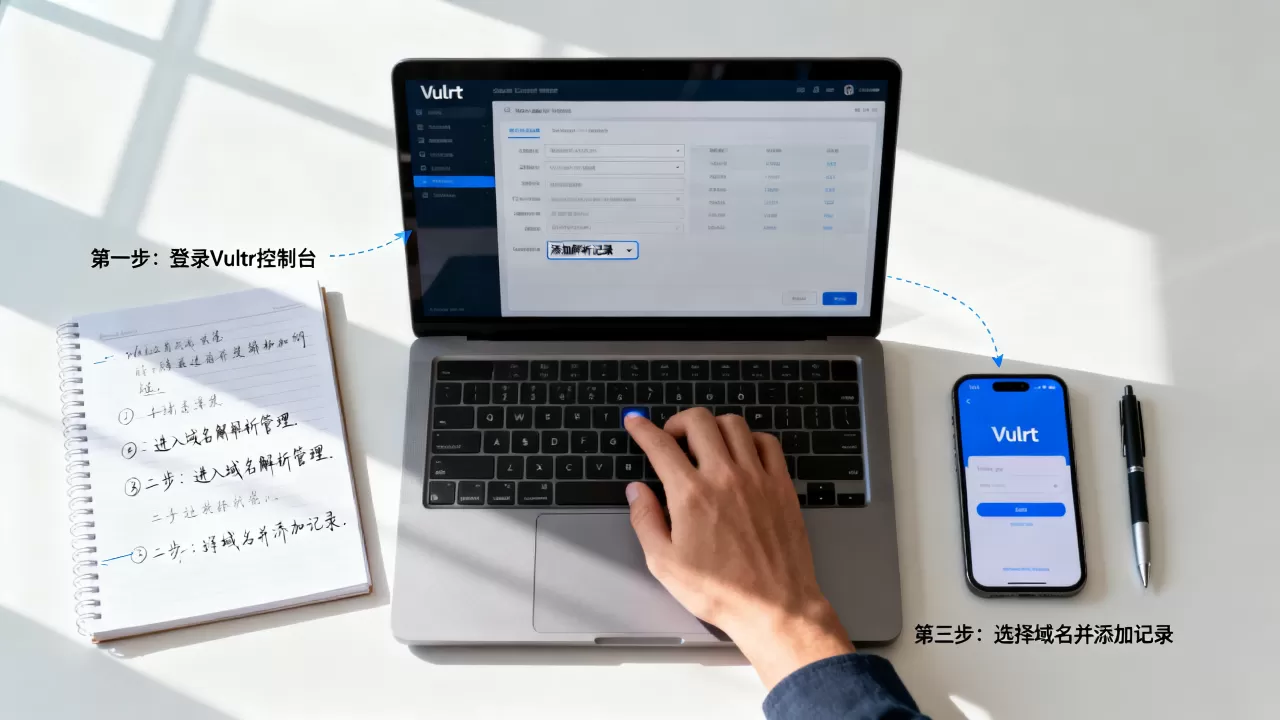 vultr域名解析如何操作,新手添加解析记录有哪些步骤? vultr域名解析如何操作,新手添加解析记录有哪些步骤?