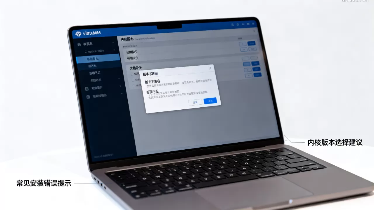 虚拟机安装内核时版本怎么选,常见安装错误有哪些? 虚拟机安装内核时版本怎么选,常见安装错误有哪些?