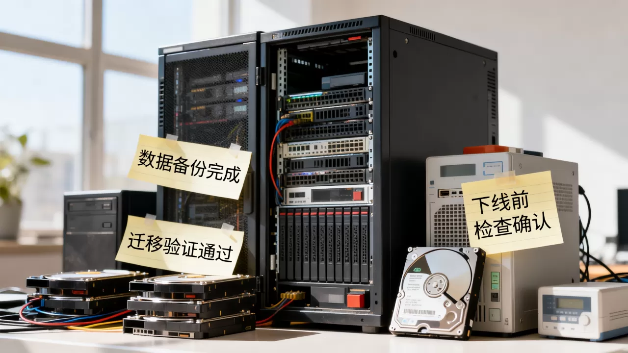 旧服务器下线前必须确认哪些事?,数据备份与迁移注意什么 旧服务器下线前必须确认哪些事?,数据备份与迁移注意什么
