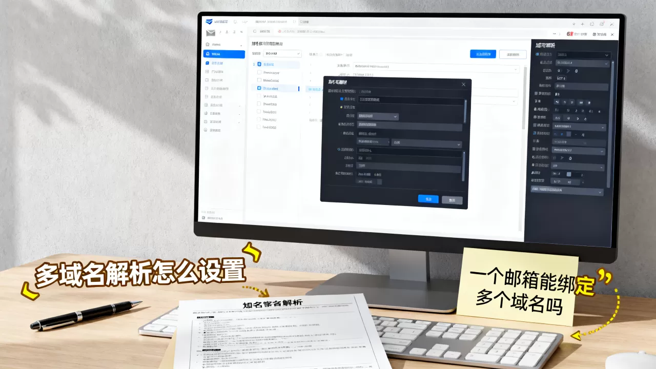 一个邮箱能绑定多个域名吗,多域名解析怎么设置? 一个邮箱能绑定多个域名吗,多域名解析怎么设置?