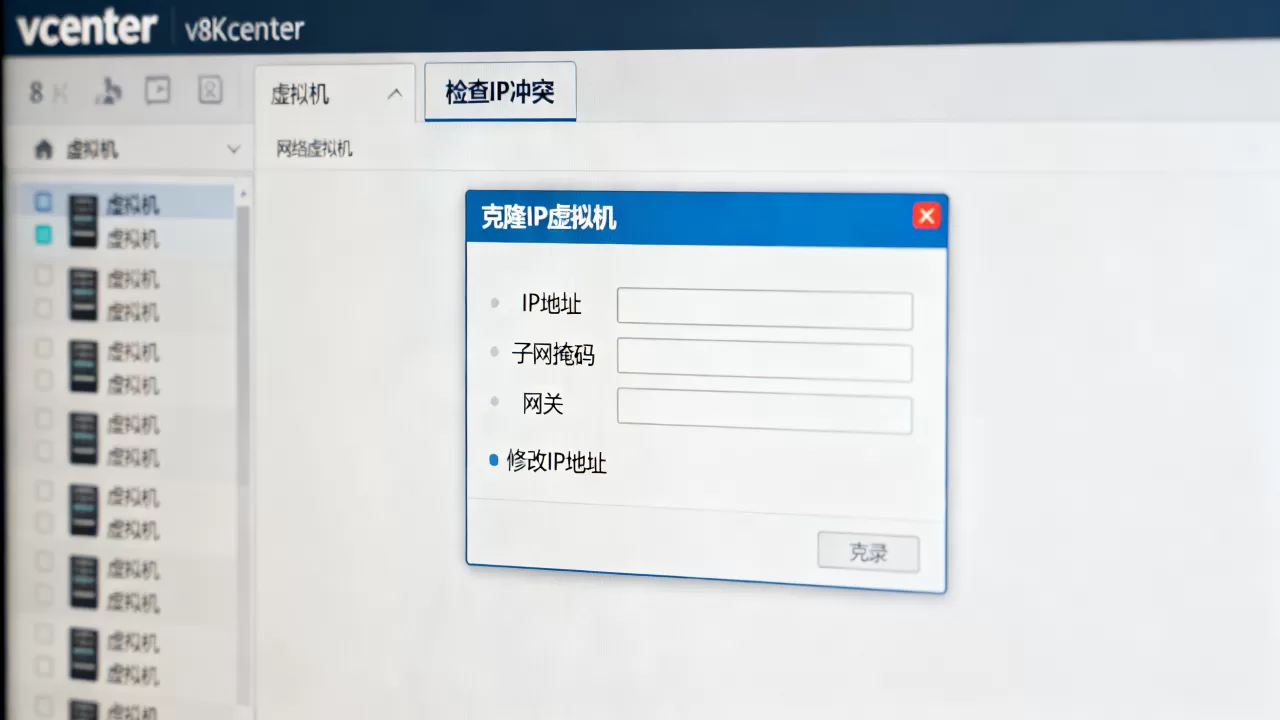 vcenter虚拟机克隆后IP冲突怎么办?,如何修改IP地址? vcenter虚拟机克隆后IP冲突怎么办?,如何修改IP地址?