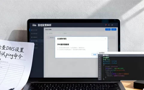 iis域名配置解析时常见错误有哪些，如何排查？