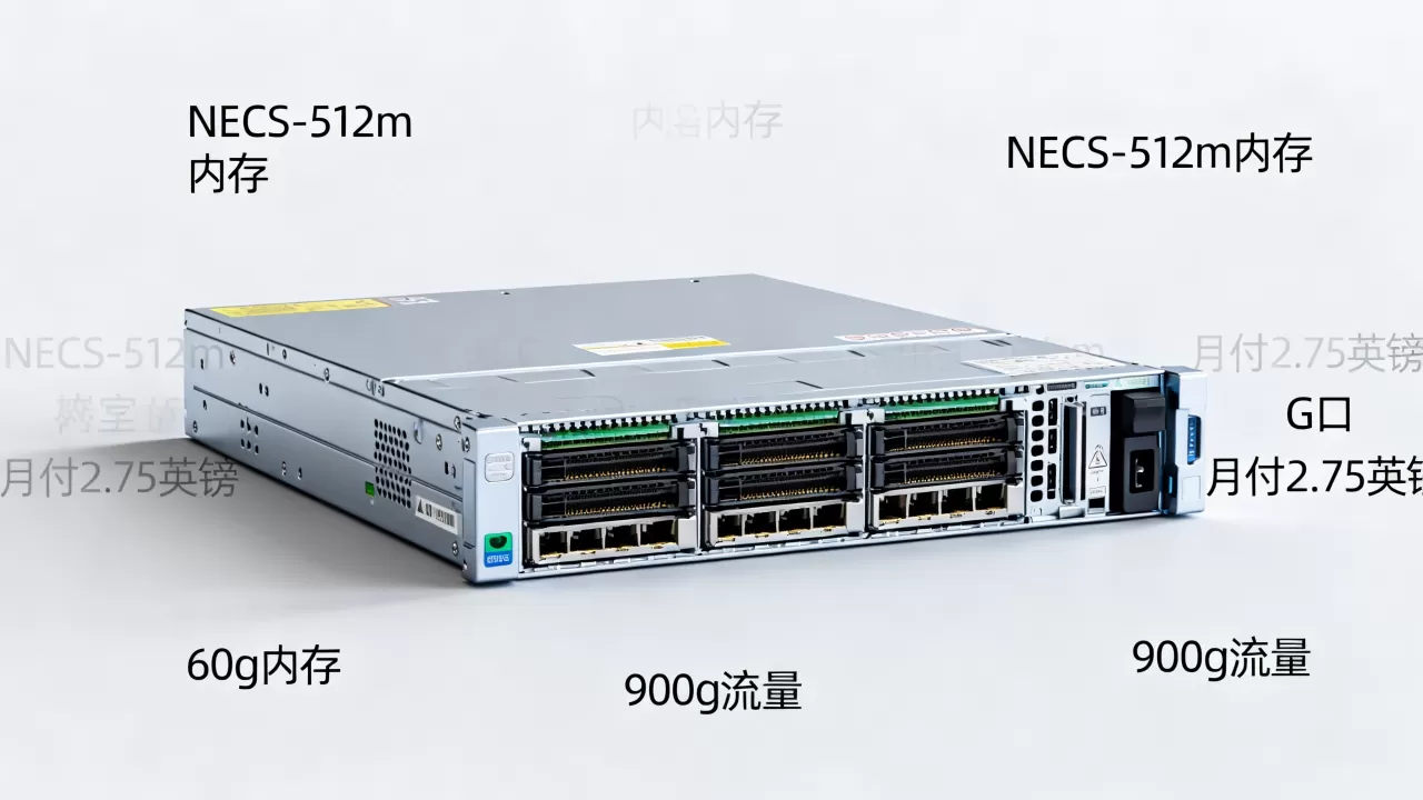 NECS-512m内存/60g内存/900g流量/G口/月付2.75英镑 NECS-512m内存/60g内存/900g流量/G口/月付2.75英镑