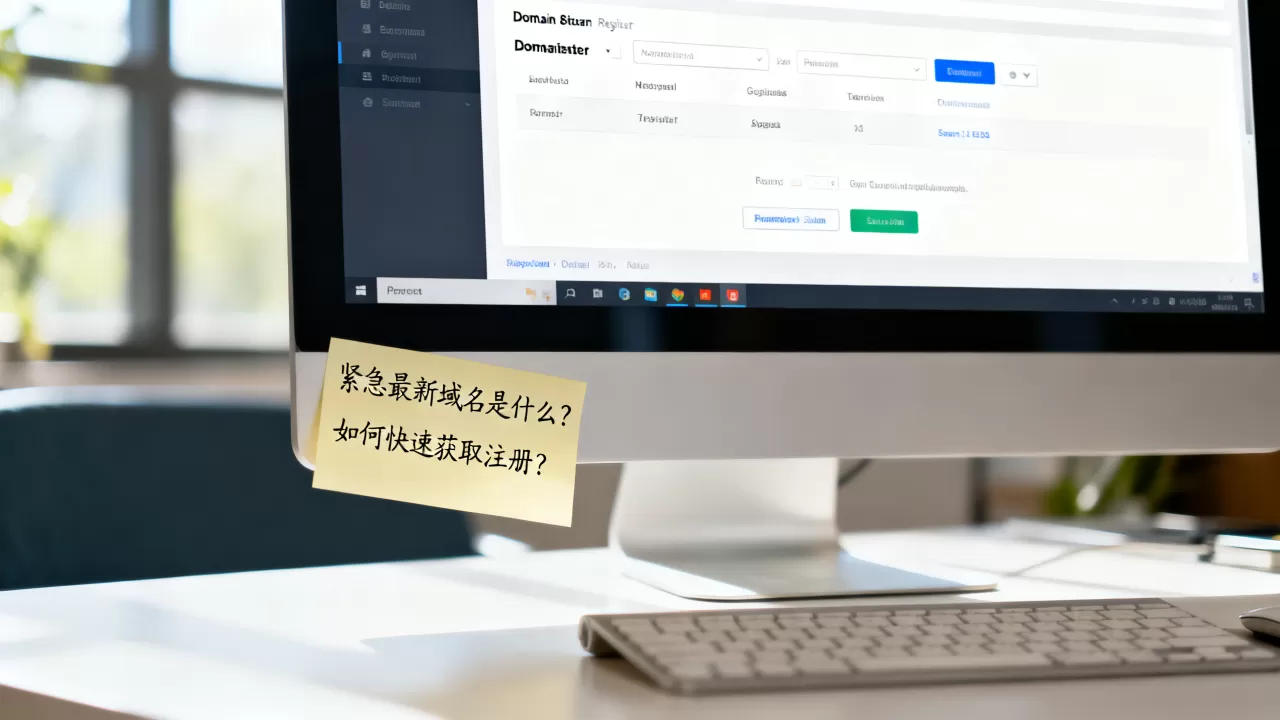 紧急最新域名是什么?,如何快速获取注册? 紧急最新域名是什么?,如何快速获取注册?