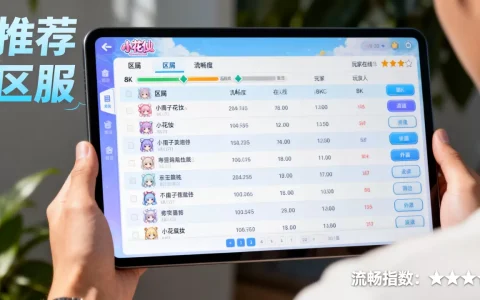 小花仙哪个服务器不卡，如何选择流畅区服？