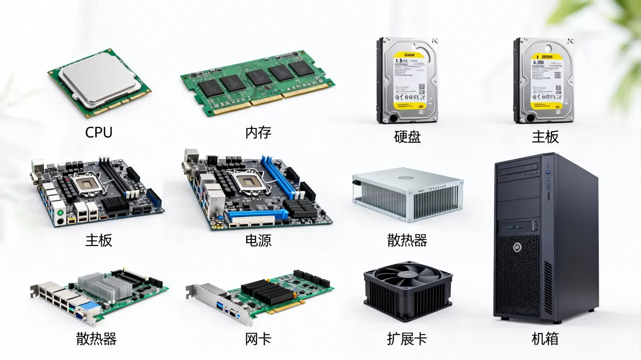 你知道服务器9大硬件有哪些吗?,哪个好? 你知道服务器9大硬件有哪些吗?,哪个好?