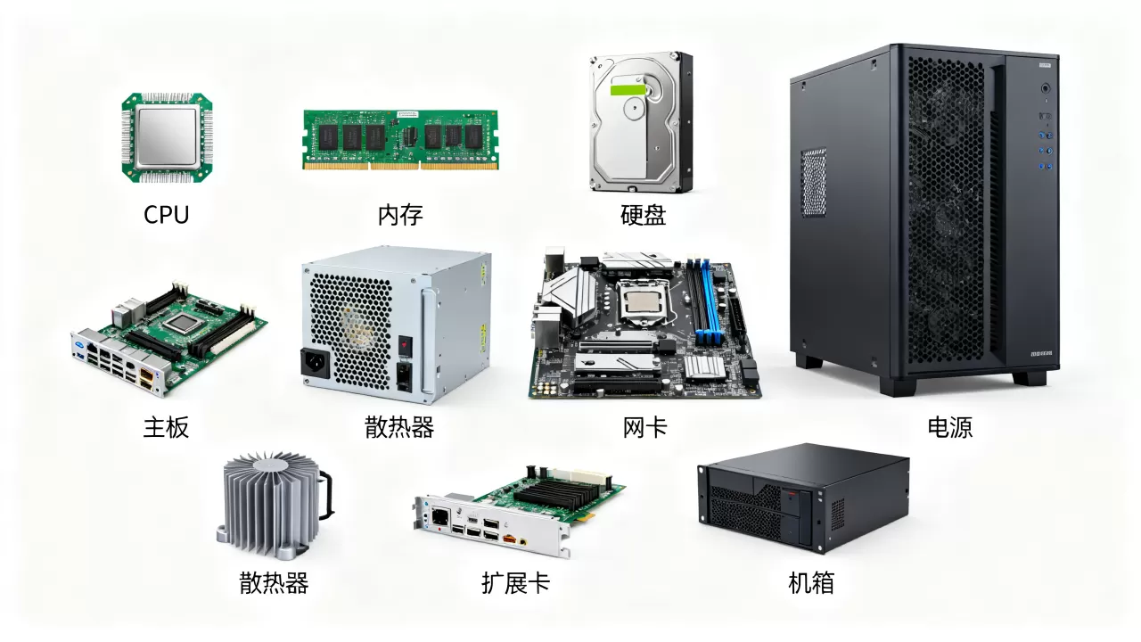 你知道服务器9大硬件有哪些吗?,哪个好? 你知道服务器9大硬件有哪些吗?,哪个好?