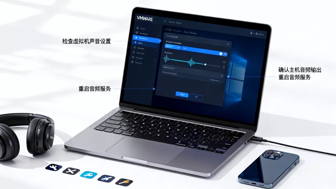 vmware虚拟机无声怎么解决,虚拟机声音修复方法? vmware虚拟机无声怎么解决,虚拟机声音修复方法?