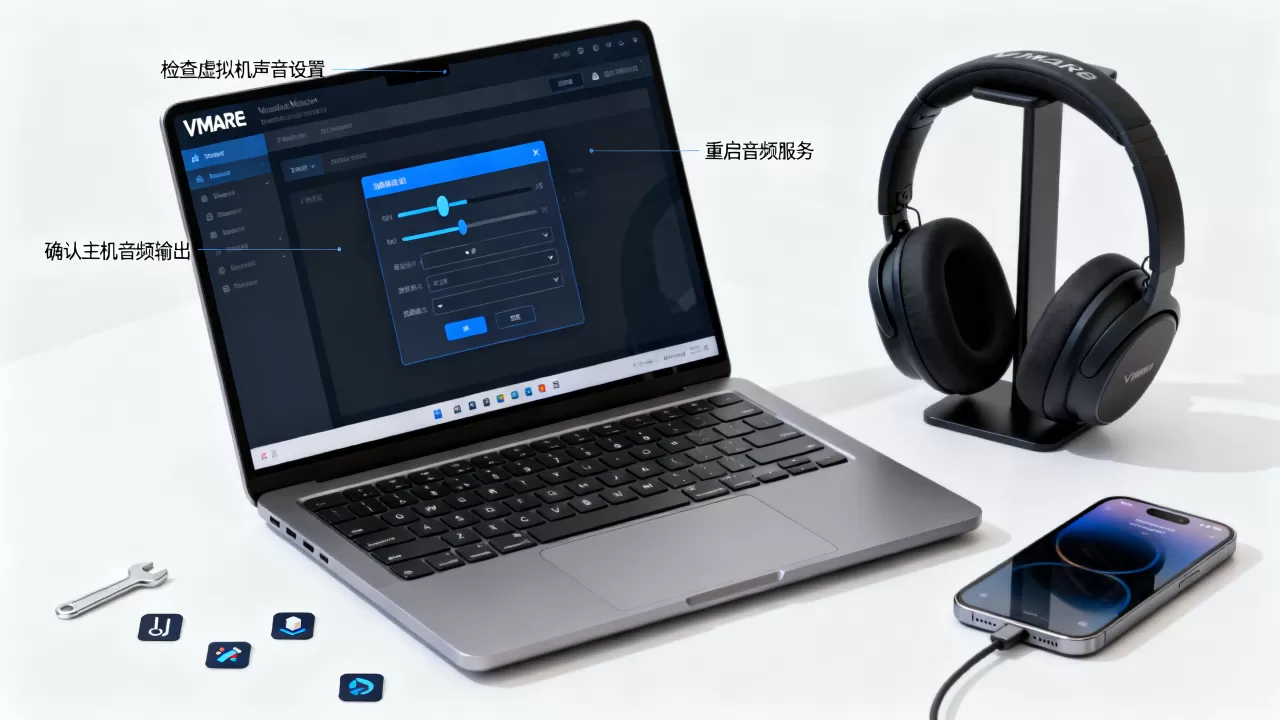 vmware虚拟机无声怎么解决,虚拟机声音修复方法? vmware虚拟机无声怎么解决,虚拟机声音修复方法?