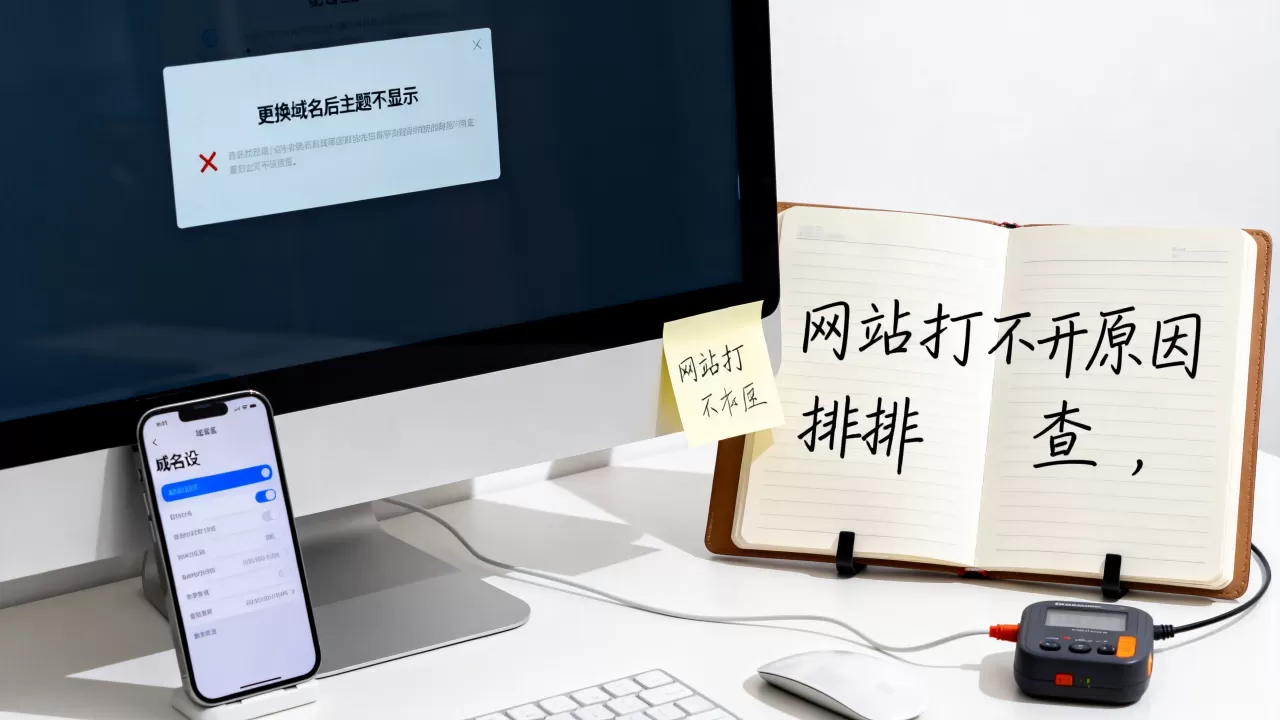 更换域名后主题不显示了怎么办,网站打不开是什么原因? 更换域名后主题不显示了怎么办,网站打不开是什么原因?